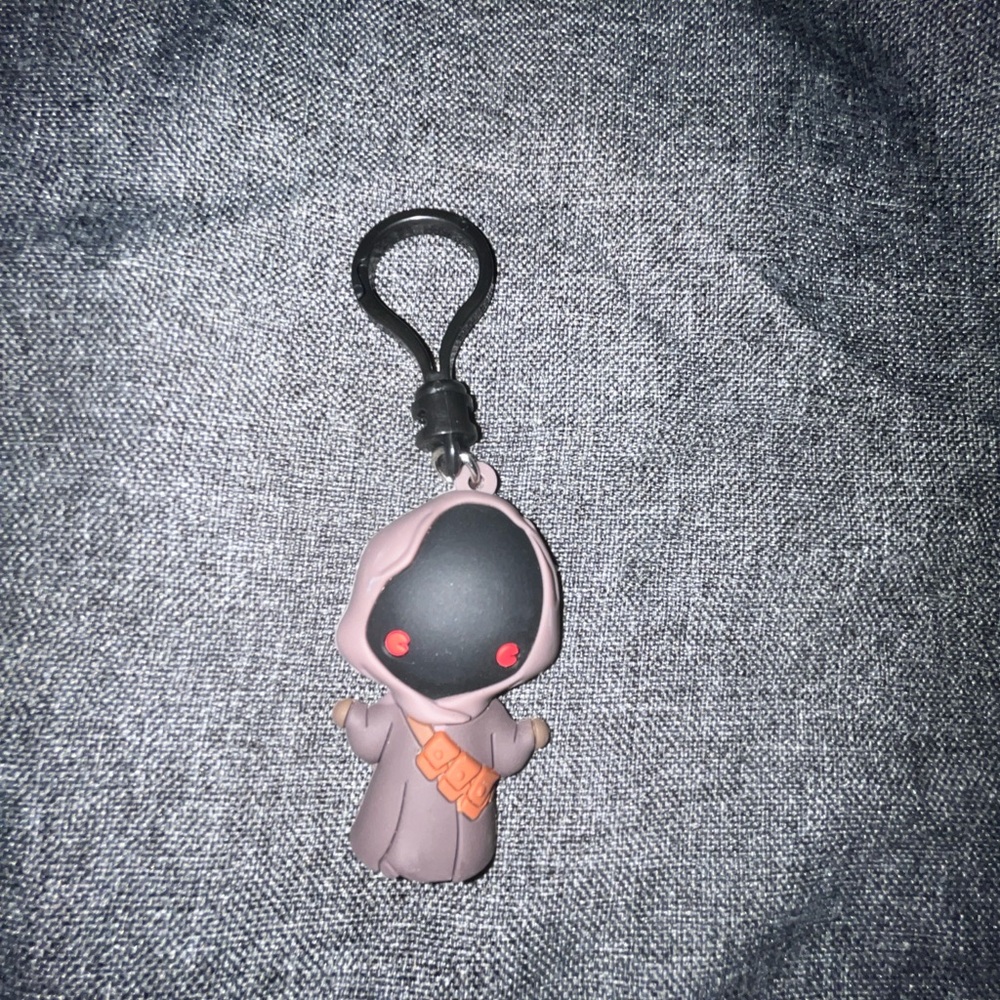 Star Wars 3D Figural Bag Clip from The Mandalorian Series 1 Jawa character.